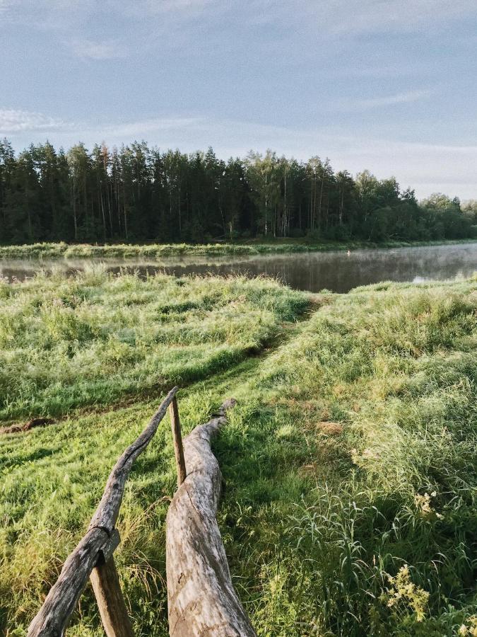 "Gaujmale" Sauna House In Nature Laukbeitini 外观 照片