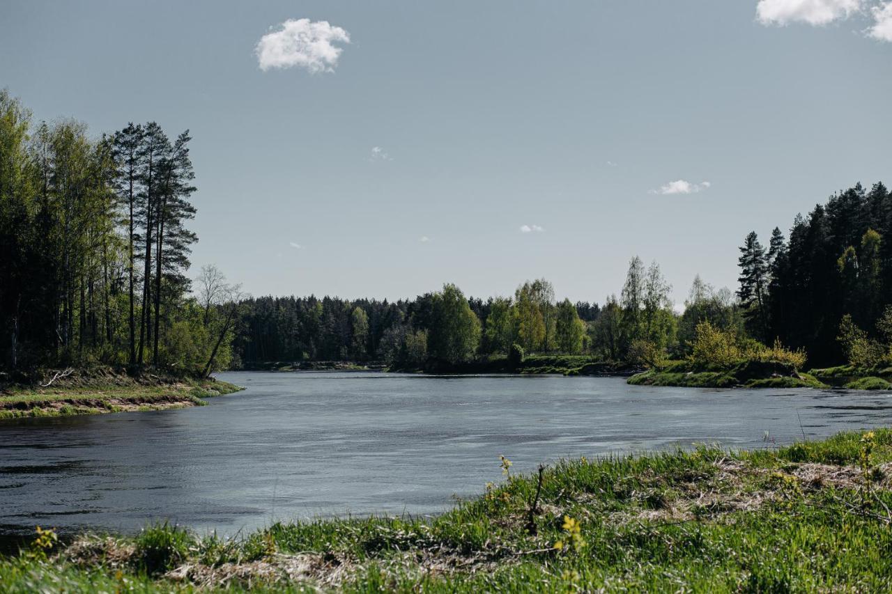 "Gaujmale" Sauna House In Nature Laukbeitini 外观 照片