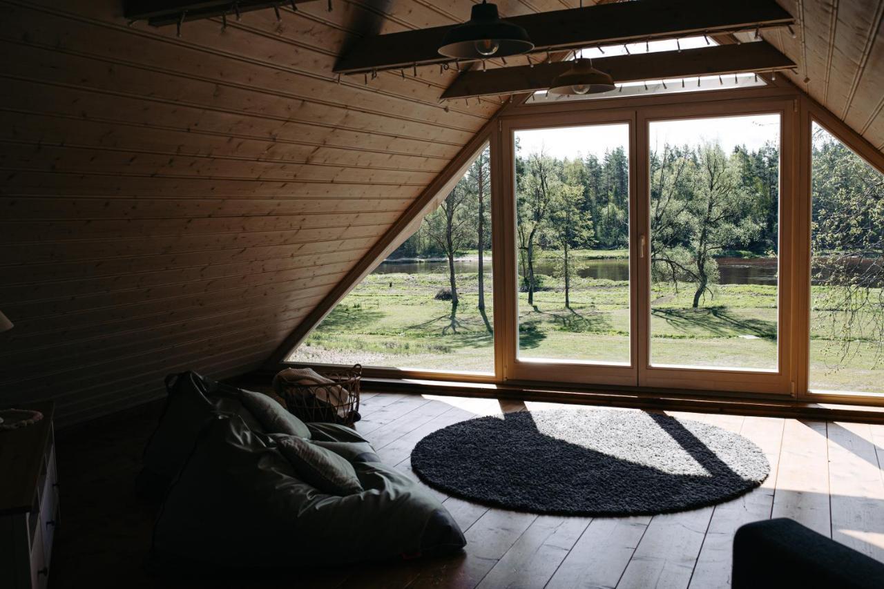 "Gaujmale" Sauna House In Nature Laukbeitini 外观 照片