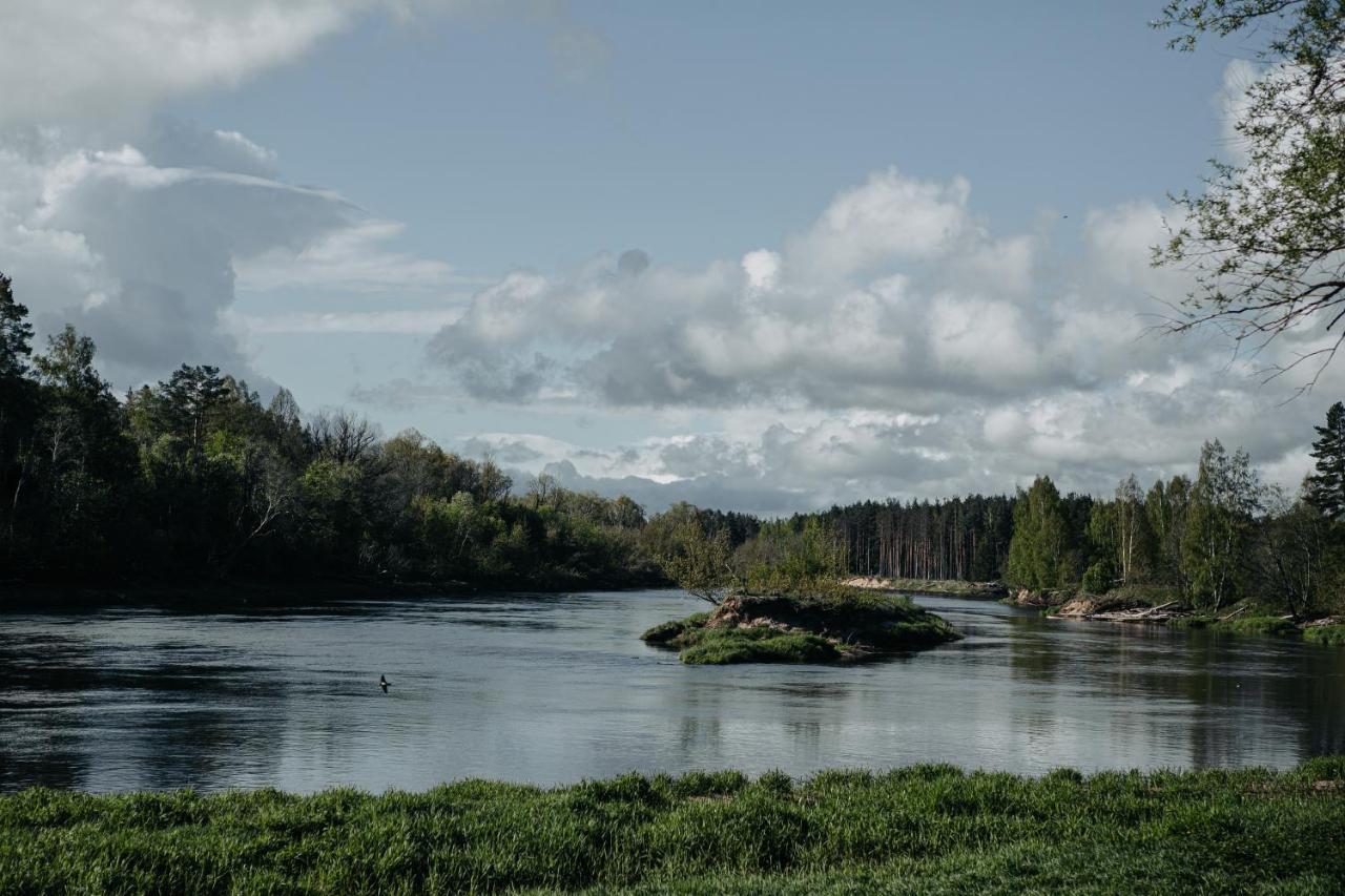 "Gaujmale" Sauna House In Nature Laukbeitini 外观 照片