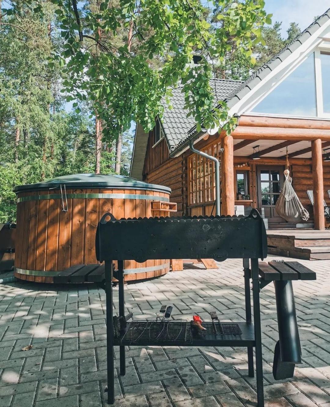 "Gaujmale" Sauna House In Nature Laukbeitini 外观 照片