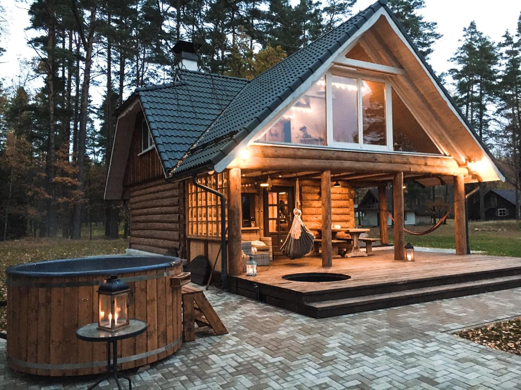 "Gaujmale" Sauna House In Nature Laukbeitini 外观 照片